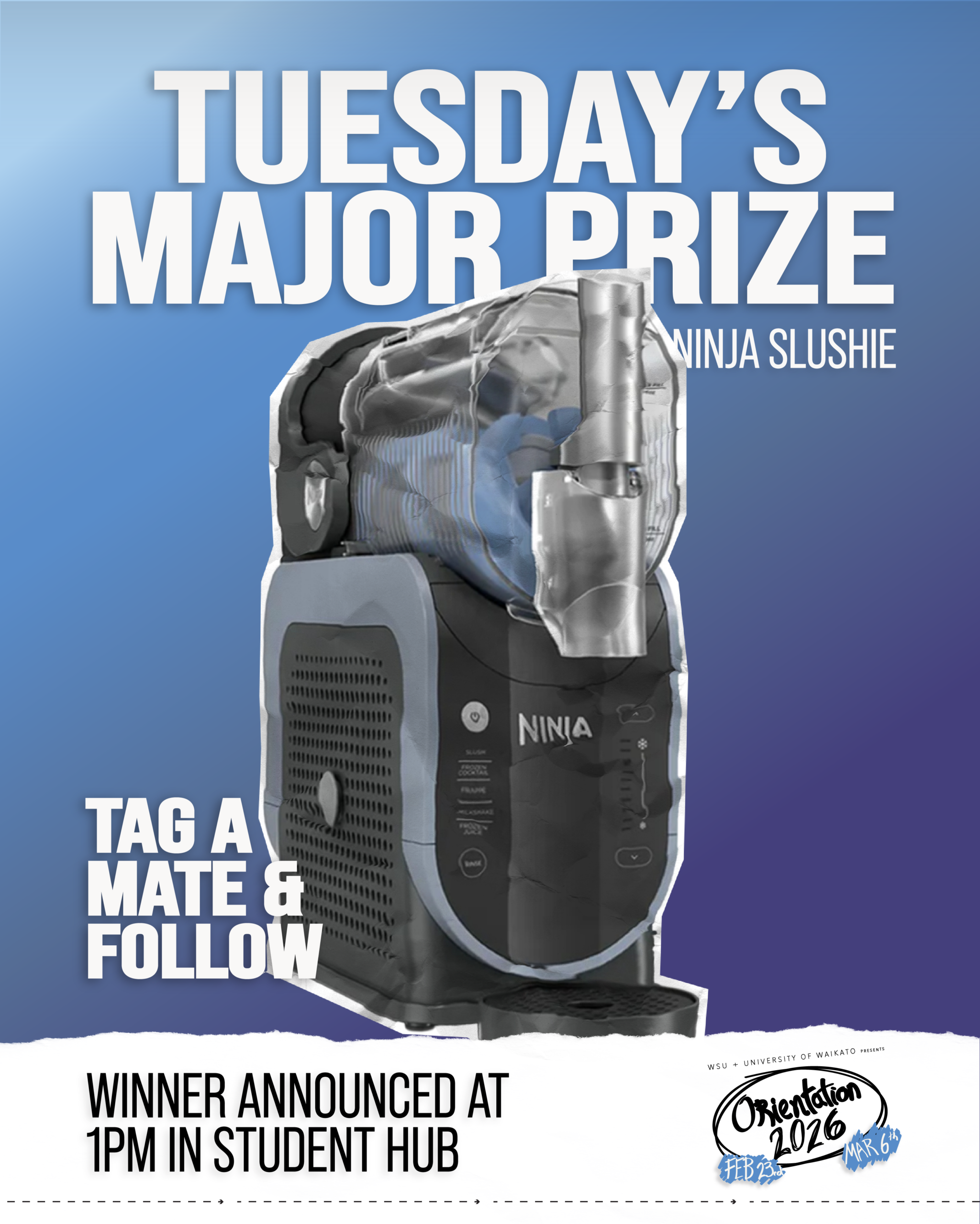 Big Prize Draw - Tuesday